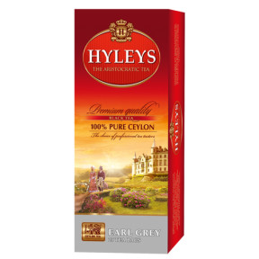 Чёрный чай Hyleys Earl Grey, 25 пакетиков